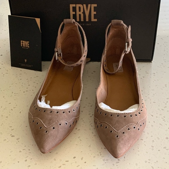 🔥 LIKE NEW! Frye Sienna Grommet Ankle Flats - Picture 5 of 9
